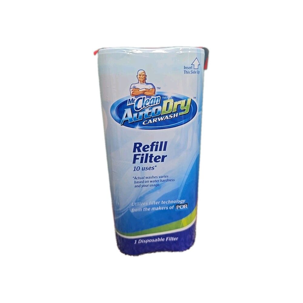 Mr Clean AutoDry Carwash System 10 Uses Refill Disposable Filter NEW! FREE SHIP